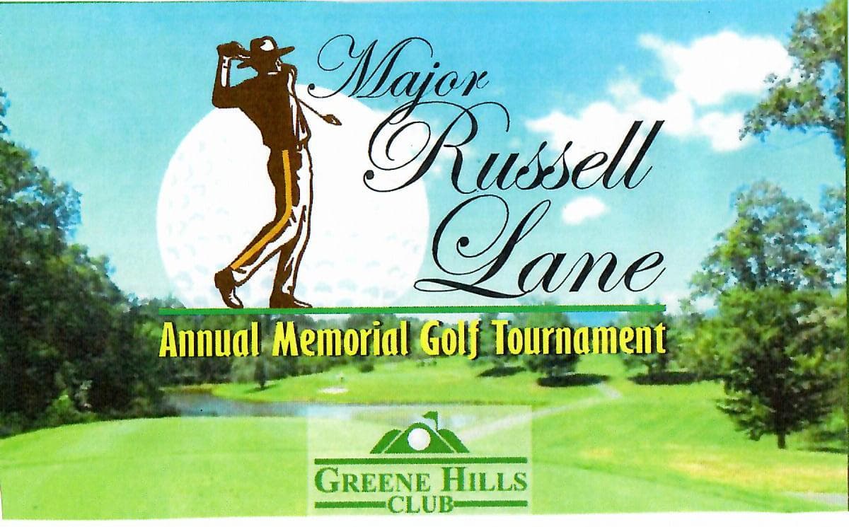 Major Russell Lane Memorial Tournament poster.